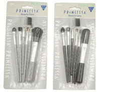 NUEVO Juego de 6 brochas de maquillaje de 6 piezas Princessa Beauty Care #2889
