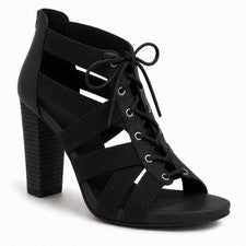 Sandalias de tacón ancho para mujer Damas Verano con tiras Tacones de fiesta medio Talla UK 3-8