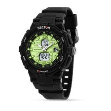 Orologio Sector Ex-09 Uomo Verde Digitale Analogico (R3251296006)