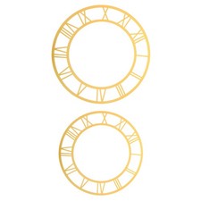 2 Piezas Pegatina Reloj de Pared Calcomanía Cara Accesorios Decorativos para el Hogar