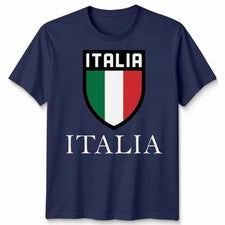 Camiseta de fútbol Italia retro unisex estilo Italia partidarios camiseta hombre mujer top