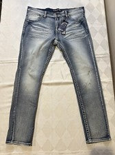 Pantalones de mezclilla azul culto para hombre talla real 40x32 azul, estilo lavado: “Blue Baking” nuevos con etiquetas