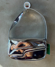 PUMA FS. Bolso Hobo Para Mujer Bolso Informal Moda Bolso de Hombro Plateado Nuevo con Etiquetas 091192-02