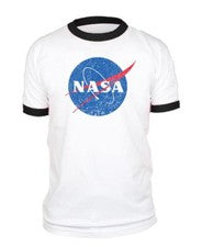 LOGO ALBÓNDIGAS DE LA NASA - Camiseta estilo timbre retro de algodón unisex