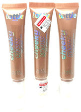 (3) Varita iluminadora líquida Lottie Cheeky Glow 0,47 fl oz sellada MELOCOTÓN BELLINI