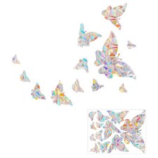 Pegatinas mariposa 3D pegatinas de vidrio mariposa decoración de oficina versátil decoración del hogar