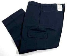 NUEVOS PANTALONES CARGO INDUSTRIALES DICKIES LP600 PARA HOMBRE 38X27 AJUSTE RELAJADO AZUL MARINO