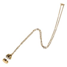 Stainless Perfume Pendant Openable Bottle Jewelry Steel Necklace
