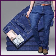 Nuevos Pantalones para Hombres Ligeros de Lujo Elastizados Calce Ajustado Cómodos Suaves Negocios Moda