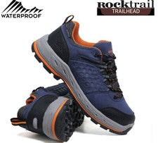 ZAPATOS DEPORTIVOS IMPERMEABLES DE ESPUMA VISCOELÁSTICA PARA HOMBRES SENDERO PARA CAMINAR ZAPATOS TALLA
