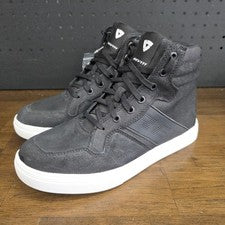 REV'IT! Zapatillas altas Kick Motorcycle para hombre 7 negras blancas nuevas con etiquetas