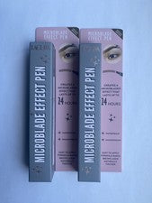 Nuevo bolígrafo efecto microblade Lacura en marrón medio 1,2 ml cejas X2