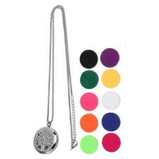 Necklace Diffuser Chain Aromatherapy Essential Oil Perfume Pendant
