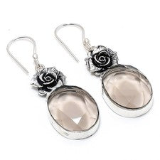Pendiente de joyería de plata esterlina 925 hecho a mano con piedras...