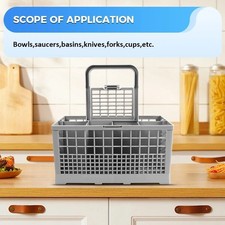 Cesta universal para cubiertos para lavavajillas soporte para utensilios plegable cuchillo tenedor almacenamiento
