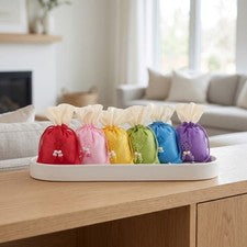 Bolsa tradicional coreana 6 colores bordada con cordón bolsas rectangulares
