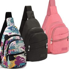 Bolso bandolera deportivo informal de nailon para mujer