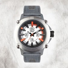 eneWatch Armbanduhr Nylon Para Hombre E72401 Fashion 110 Gris Analógica