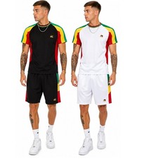 Conjunto Camiseta Hombre León de Judá 3/4 Corta Hombre Rasta Reggae Rastafari Color Gimnasio