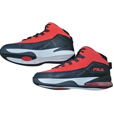 Zapatos deportivos Fila Activisor Viz para hombre, talla 7, rojo/negro, cómodos ligeros