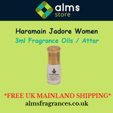 Aceite de perfume fragancia Haramain Jadore Attar 3 ml enrollable