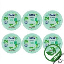 6 x 300 ml | Gel de cuidado Isana Aloe Vera hidratación intensa rostro cuerpo vegano
