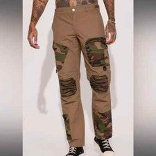 Pantalones Patch Up Ripstop Carga Hombre - Oliva