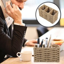 Soporte de utensilios para organizador de encimera cesta de cubiertos de fiesta