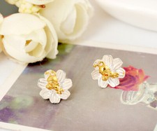 Ohrstecker Blumen Sterling Silber 925 Damen Kinder Ohrringe
