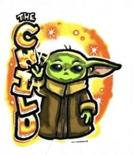 Star Wars - Camiseta Baby Yoda “El Niño” / Nuevo Estilo Street Art
