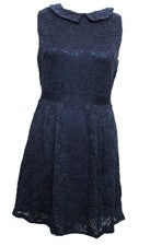 DAMENKLEID KLEID SPITZENKLEID BLAU PARTY NAVY BLAU MELA LOVES LONDON 38 NEU