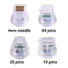 Reemplace 10/25/64 pines cartuchos desechables puntas para máquina de RF cuidado facial de la piel