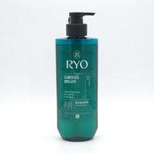 Champú refrescante de limpieza profunda RYO 592 ml cuidado de la pérdida del cabello cuero cabelludo graso K-Beauty