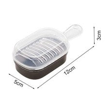 Rallador bidireccional aluminio ligero con platillo herramienta de cocina compacta japa