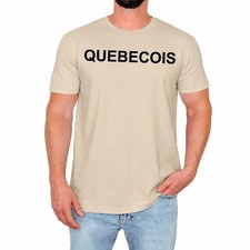 Camiseta Quebequense Para Hombres Audaz Gráfica Declaración Informal Divertido Regalo Para Él