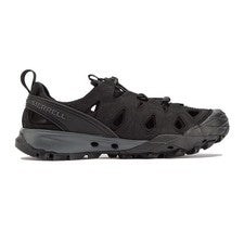 Sandalia Merrell Choprock Shandal Cuero Negro J90536 Damas Mujeres Zapatos con Cordones