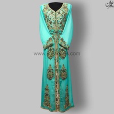 Vestido de novia de dama de honor D24 elegante Farasha étnico Abaya Dubai Kaftan
