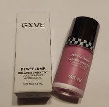 Tinte de mejillas de colágeno GXVE Dewy Plump - Iris púrpura - Nuevo en caja