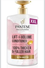Pantene Biotina y Antioxidantes Acondicionador Espesante Cabello, Lift 'N' Volumen, 1L