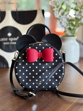 Disney X Kate Spade Nueva York Minnie Mouse Bandolera Cantimplora Cartera Lunares
