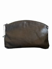 NUEVO CON ETIQUETAS BAGGU Bolso grande de cuero negro Bolso sin asas con cremallera
