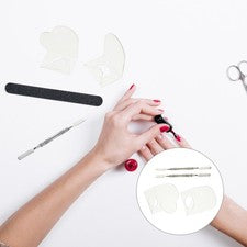 Bandeja mezcladora base líquida de 2 juegos acrílico maquillaje color belleza suministro