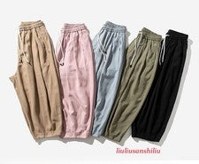 Pantalones Harén Sueltos Estilo Chino Para Hombre Informales Yoga Kung Fu Pierna Ancha Pantalones Largos
