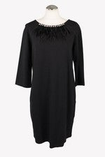 Vestido mujer Liu Jo talla 38 (M) negro NUEVO vestido jersey