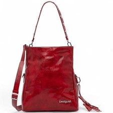 Moda Desigual Bolsa De Mano Red Valentine Mujer Rojo - 25WAXPCA-3000-U