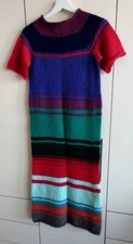 Vestido largo tejido a mano mujer