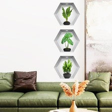 3 piezas calcomanías decorativas de decoración de pared para sala de estar
