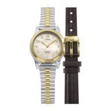 TIMEX Main Street Watch Pearl Gold Dial TWG063400 Unisex Cuarzo Auténtico