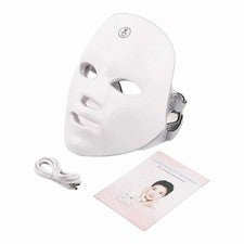 Mascarilla facial terapia de luz LED belleza facial máscara facial conjunto de cuidado de la piel