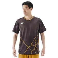 Camisa de juego Yonex para hombre estilo calce 10730 marrón 015 O